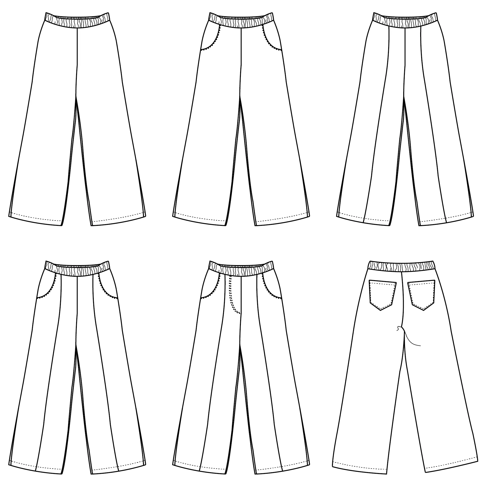 Patroon broek voor kids 'Bay' van Bel' Etoile